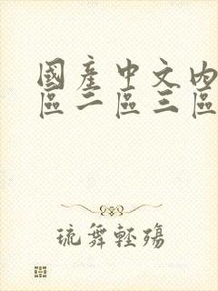 国产中文内射一区二区三区在线