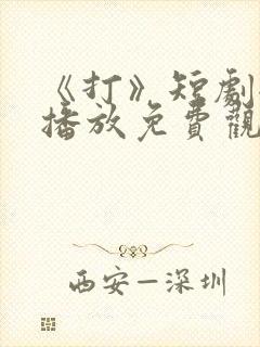 《打》短剧全集播放免费观看