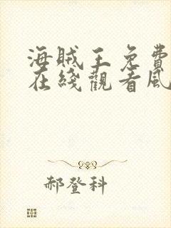 海贼王免费全集在线观看风车动漫