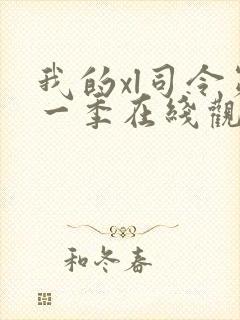 我的xl司令第一季在线观看