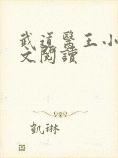 武道医王小说全文阅读封面