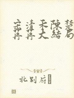 宋清禾陈楚尧顾苒苒大结局封面