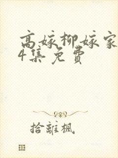 高嫁柳嫁家1到4集免费