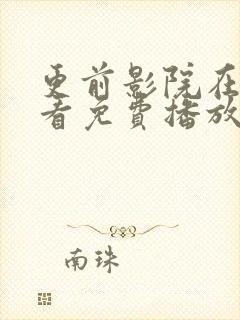 更前影院在线观看免费播放电视剧封面