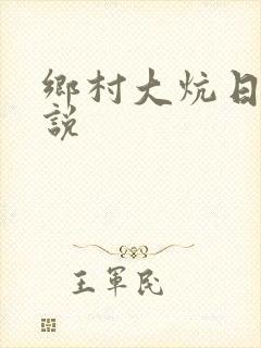 乡村大炕日b小说封面