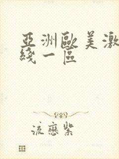 亚洲欧美激情在线一区