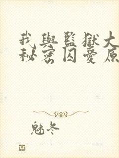 我与监狱大佬的秘密囚爱原著小说叫什么封面