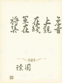 将军在上免费全集在线观看电视剧