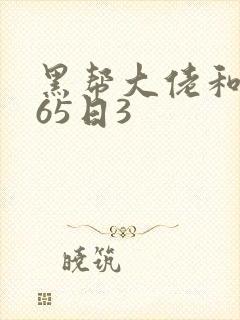 黑帮大佬和我365日3