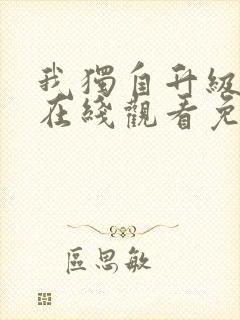 我独自升级漫画在线观看免费