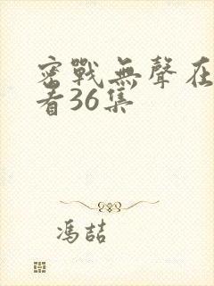 密战无声在线观看36集