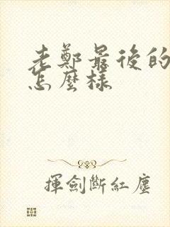 老郑最后的结局怎么样封面