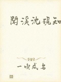 闻溪沈砚知短剧