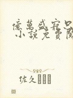 亿万盛宠只为你 小说免费阅读