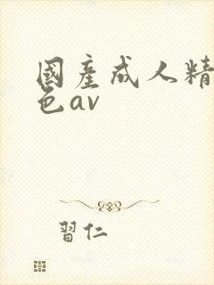 国产成人精品排色av