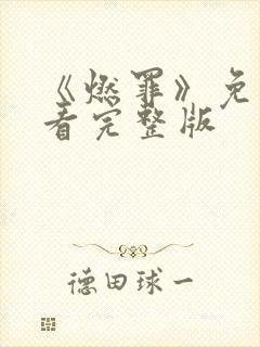 《燃罪》免费观看完整版