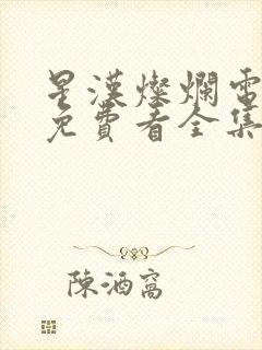 星汉灿烂电视剧免费看全集完整版