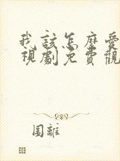 我该怎么爱你电视剧免费观看