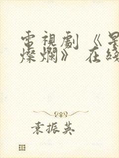 电视剧 《星汉灿烂》 在线观看