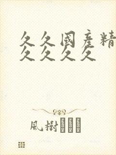 久久国产精品久久久久久