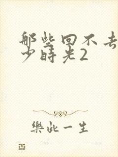 那些回不去的年少时光2