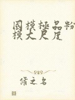 国模极品粉嫩嫩模大尺度封面