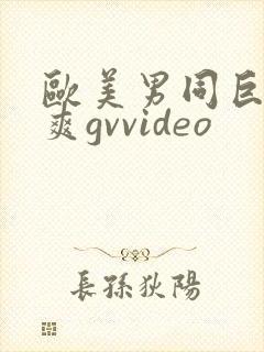 欧美男同巨大粗爽gvvideo