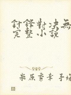 针锋对决无删减完整小说