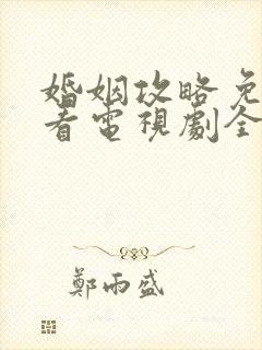 婚姻攻略免费观看电视剧全集完整版