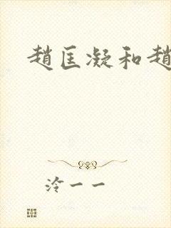 赵匡凝和赵匡胤