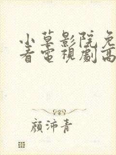 小草影院免费观看电视剧高清下载