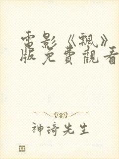 电影《飘》国语版免费观看