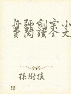 丹师剑宗小说免费阅读全文