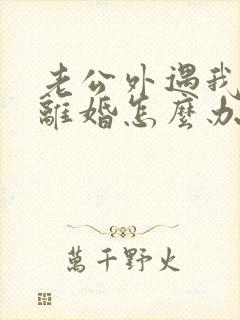 老公外遇我不想离婚怎么办