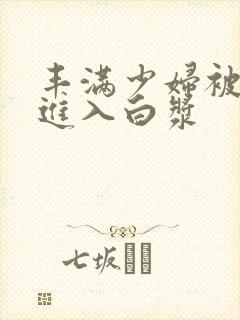 丰满少妇被猛烈进入白浆