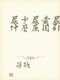 尿少尿黄尿频是什么原因引起的