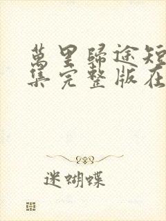 万里归途短剧全集完整版在线观看封面