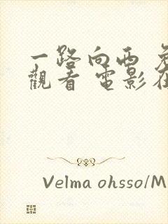 一路向西 免费观看 电影在线观看国语