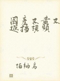 国产又黄又爽无遮挡视频