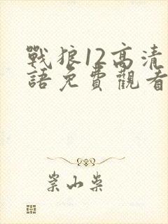 战狼12高清国语免费观看影视