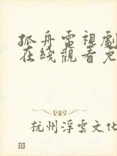 孤舟电视剧全集在线观看免费高清封面