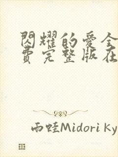 闪耀的爱全集免费完整版在线观看