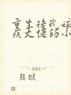 重生后我嫁给残疾大佬的小说封面