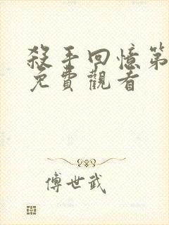 杀手回忆第一季免费观看封面