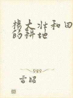 杨大壮和田桂花的耕地封面