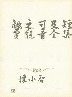 触之可及短剧免费观看全集高清