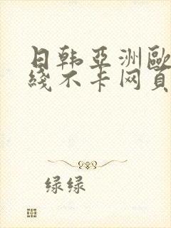 日韩亚洲欧美在线不卡网页