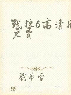 战狼6高清国语免费