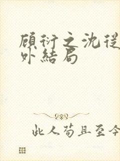 顾衍之沈从灵番外结局