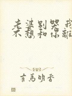 老婆别哭 我真不想和你离婚